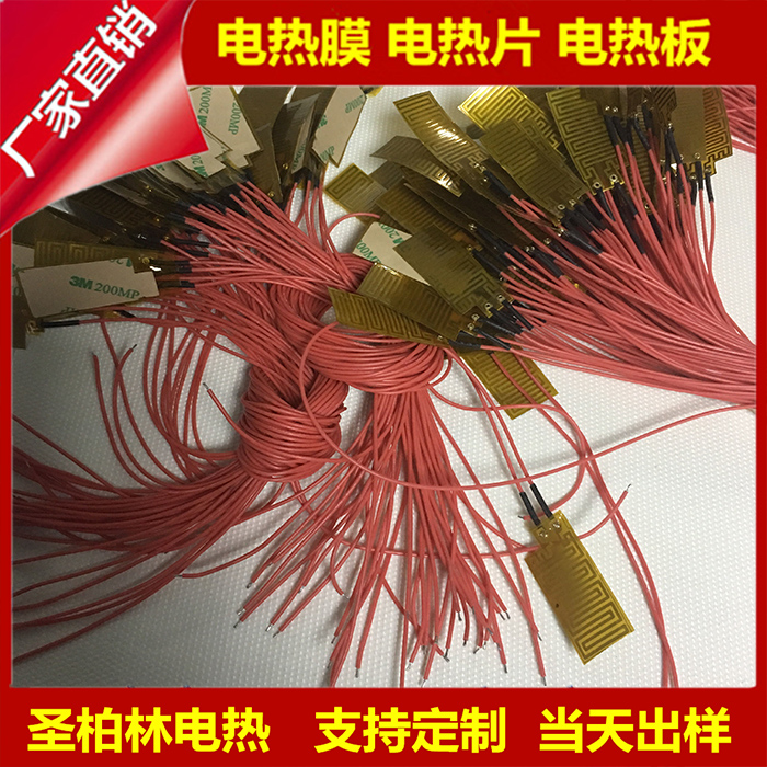 PI電熱膜 發熱片 發熱膜 美容儀潔面儀導入儀暖手寶加熱 56*48